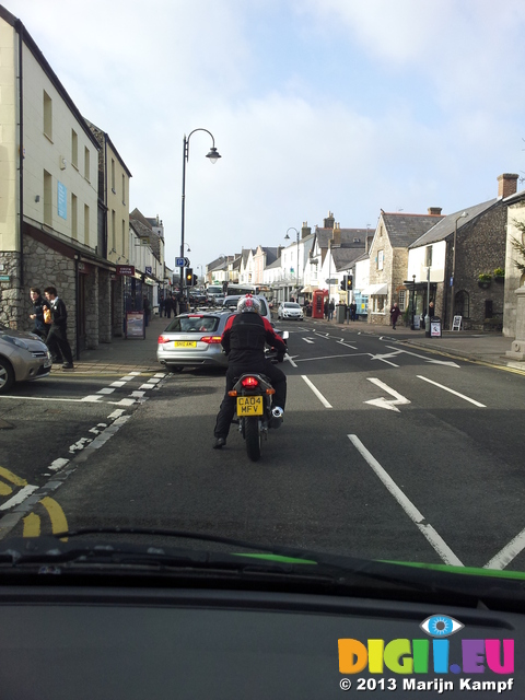 20130130_133658 Jenni driving her new bike back